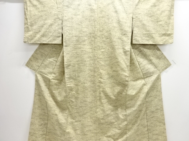 JAPANESE KIMONO / ANTIQUE KIMONO / SILK / TSUMUGI / WOVEN CLOUD